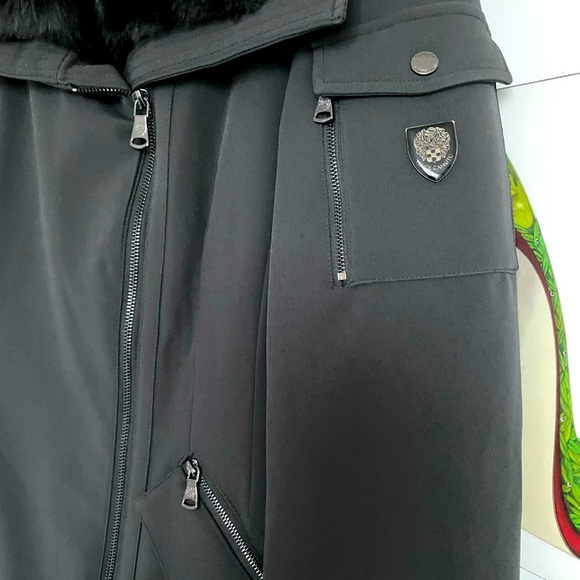 NWT Vince Camuto Down Blend Faux Fur Trimmed Parka - Picture 2 of 11